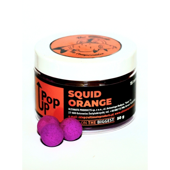 Ultimate Products Pop-Up Squid & Orange 15mm